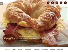 Tablet Screenshot of cupsandcakesrumson.com